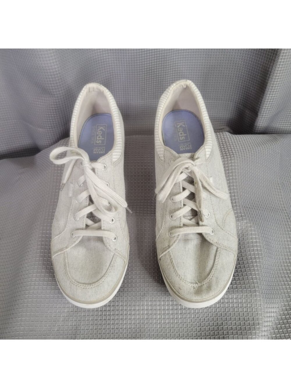 Keds Womens Size 9.5 Shoes Casual Sneakers Center Chambray Lace-Up Dream Foam - Picture 2 of 11